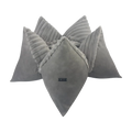 Cozyluxe Grau Kissen
