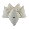 Creme Star Kissen