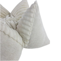 Creme Star Kissen