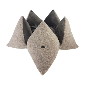 Socke Braun Kissen