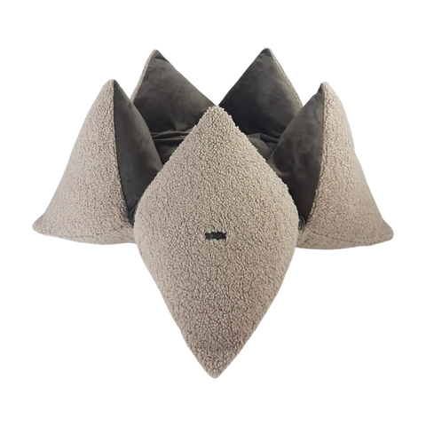 Socke Braun Kissen
